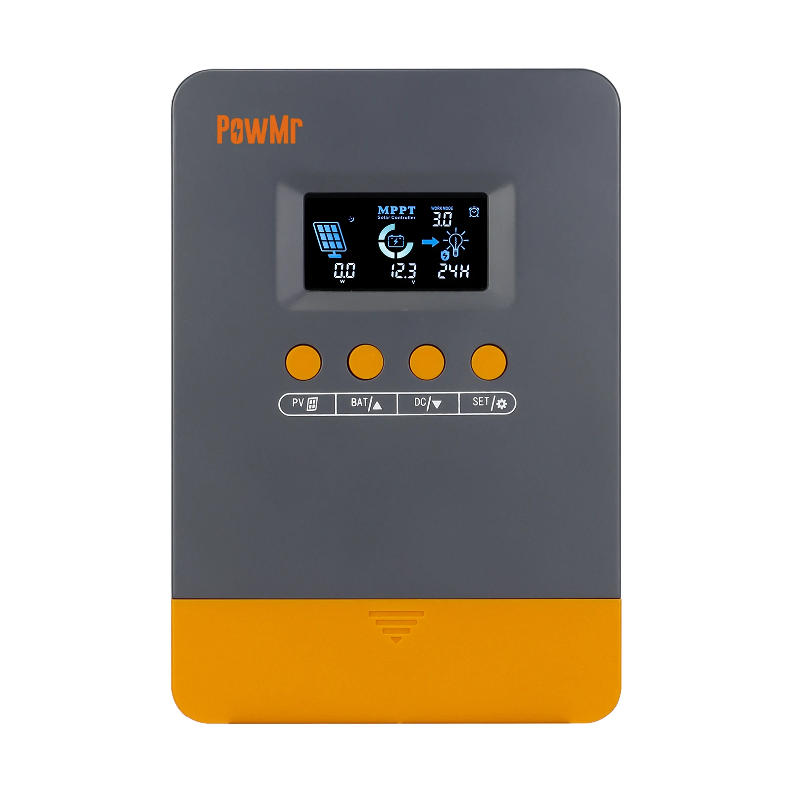 PowMr Gorący Produkt MPPT 25A 35A 45A PRO Regulator Ładowania Solarnego12V/24V Automatyczny Regulator Baterii Wyświetlacz LCD Do Akumulatorów Kwasowo-Ołowiowych Litowych LiFePO4 System Solarny Off — 2