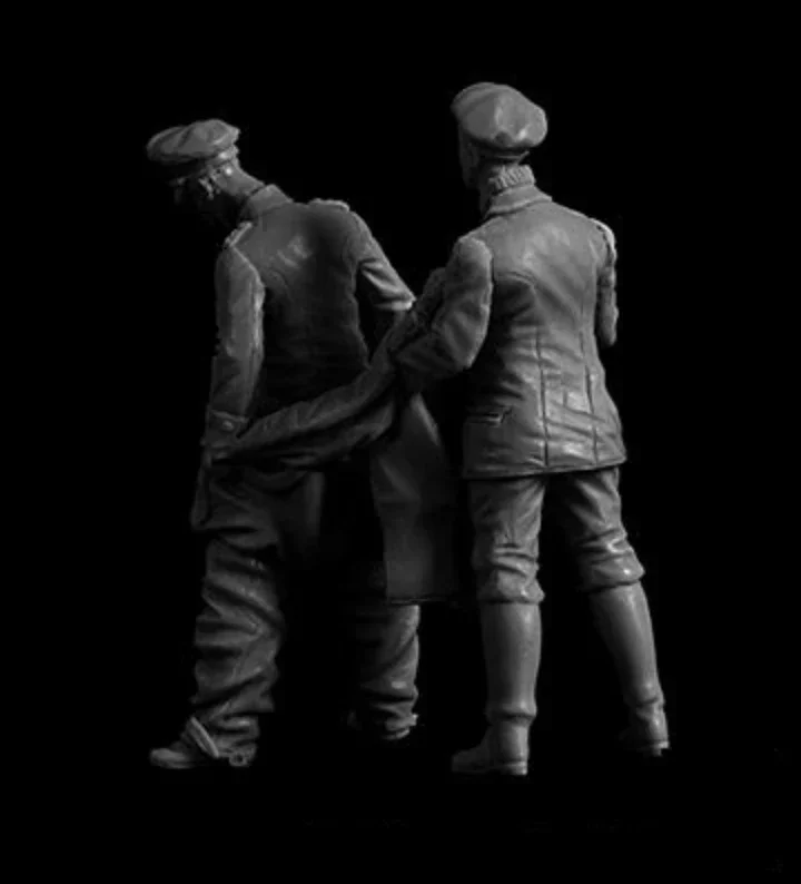 1/32 Die Cast Resin Figure Model Assembly Kit Resin Soldier DIY Kit Needs Assembly Unpainted