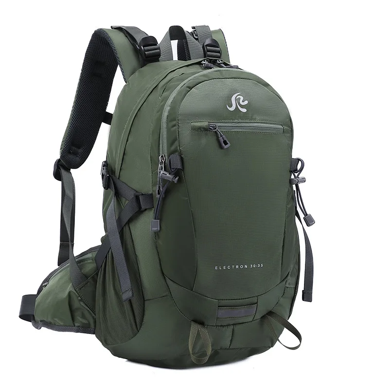 Bolsa de senderismo al aire libre transpirable de gran capacidad, mochila de viaje impermeable, bolso de doble hombro para acampar y ocio