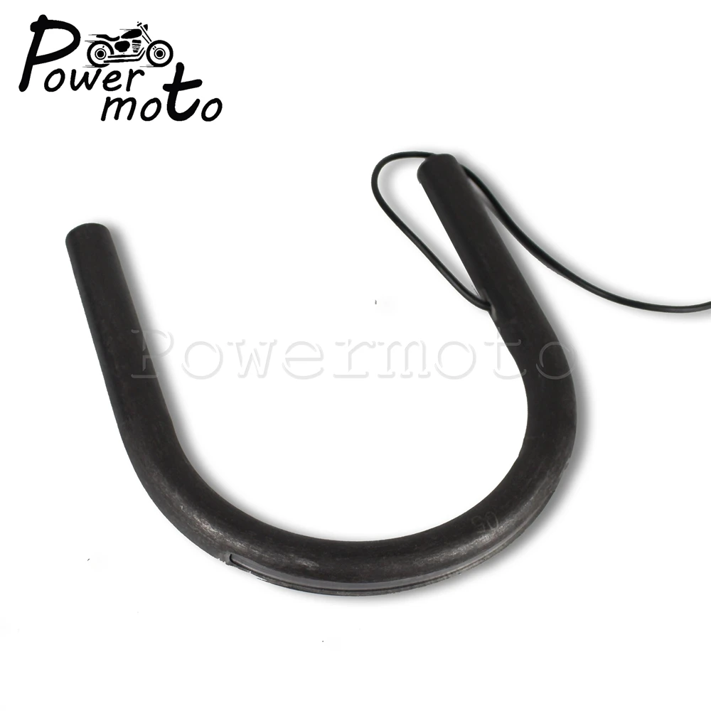 Universal Motorcycle Rear Seat Hoop Frame Loop With LED Light Tail Brake Lamp Turn Signal Light For Honda CB Harley Cafe Racer