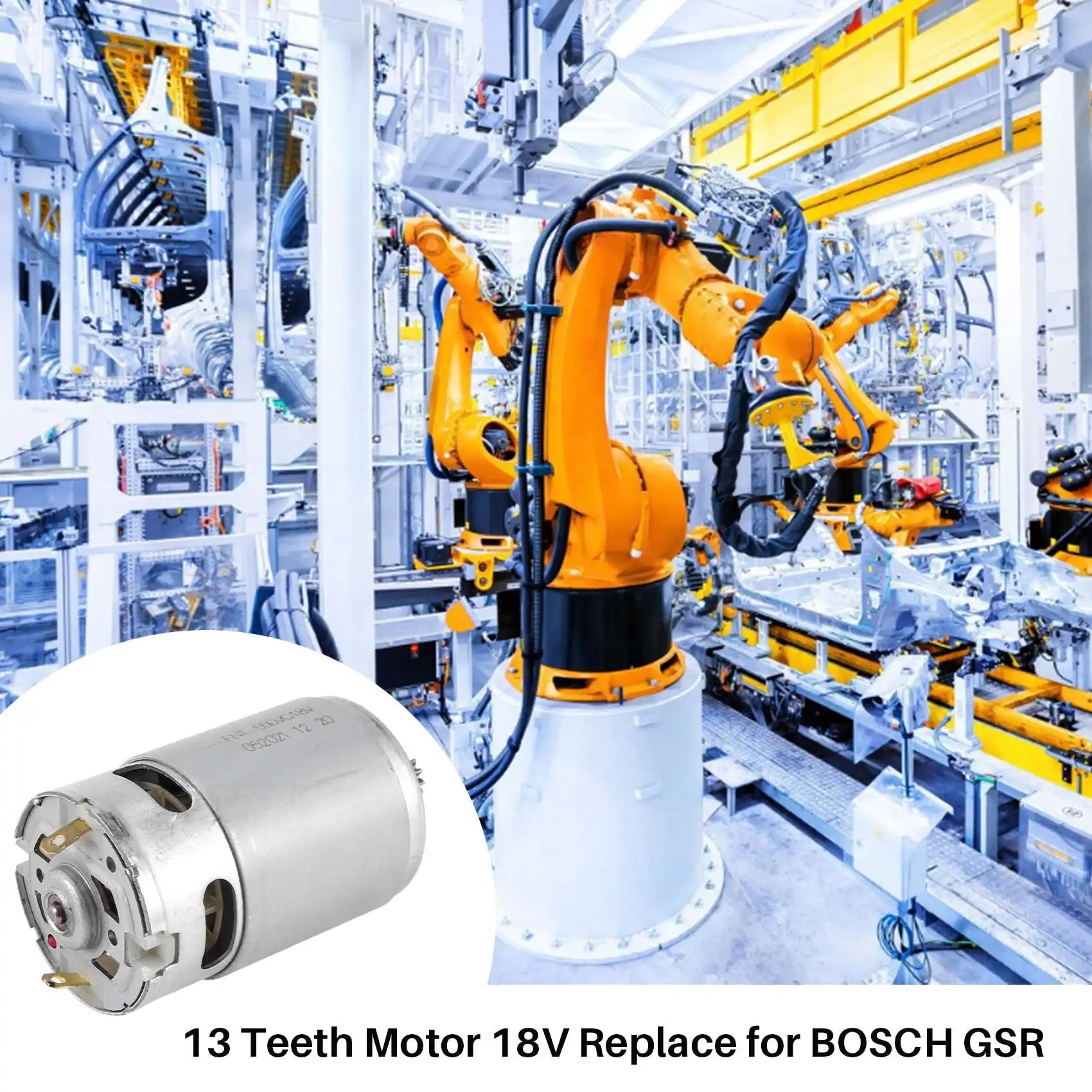 13 Tanden Motor 18V Vervangen Voor Bosch Gsr 18-2-li Gsb 18-2-li GSR18-2-LI GSB18-2-L1 Psb 1800 LI-2 Psb1800 Schroevendraaier