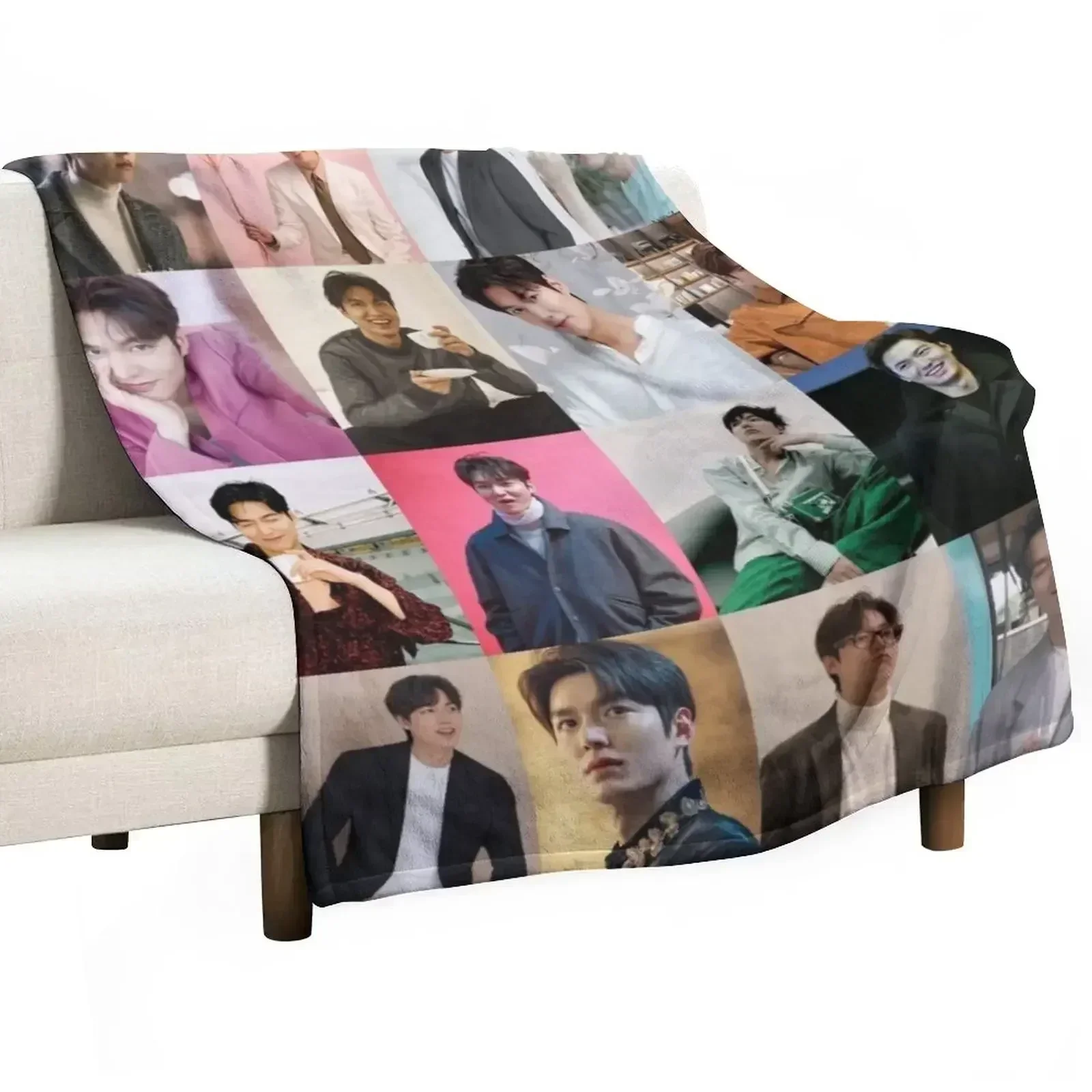 lee min ho Throw Blanket Soft Warm Blanket Gift for Grandparents