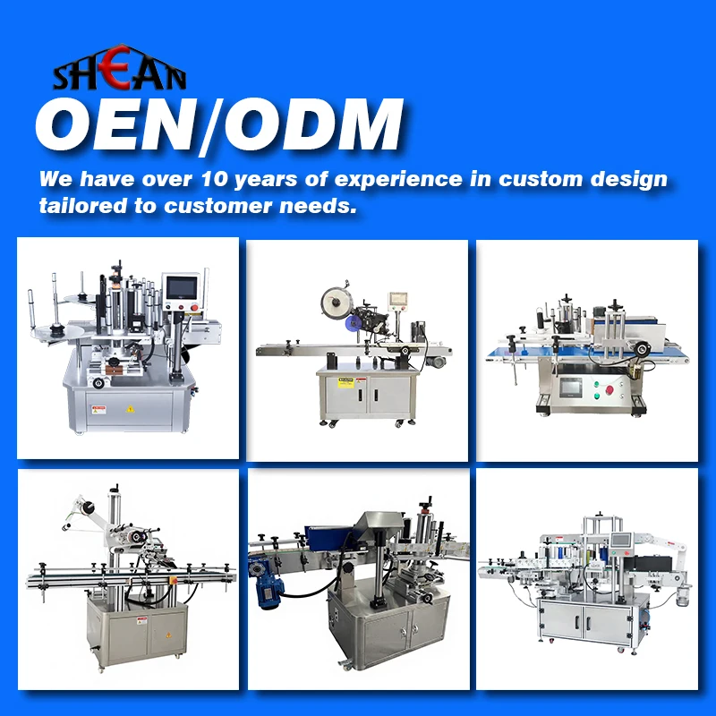 High Speed Automatic Horizontal Label Applicator Machine for Ampoules Vials Pens Lip Balm Tubes