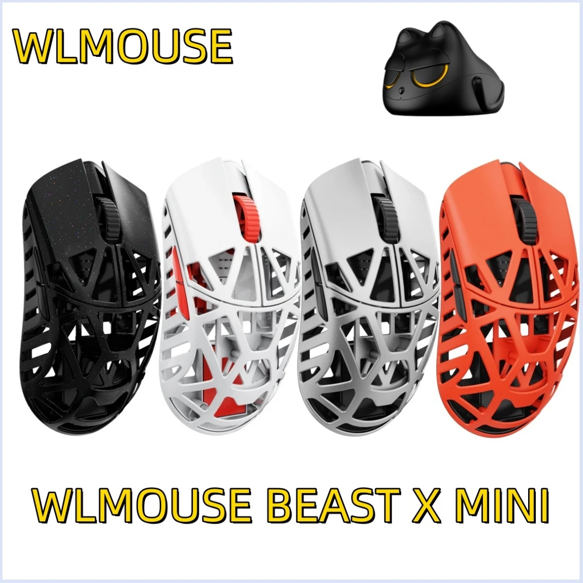 

WLMOUSE BEAST X MINI Wireless Mouse PAW3395 Sensor Nordic 52840 Chip Magnesium Alloy FPS Gaming Mouse Two Mode 34g Gamer Office