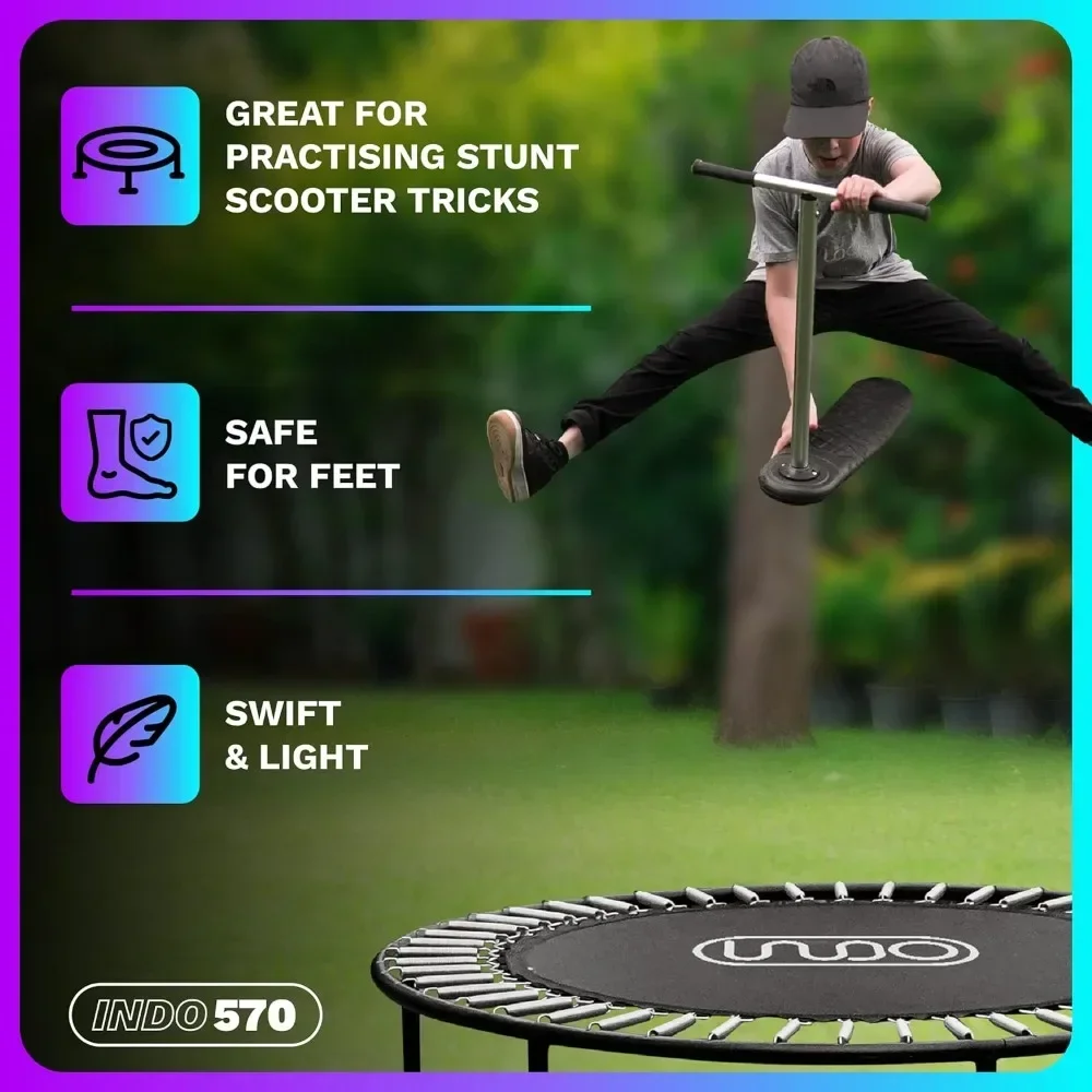 

tt Trampoliine Scooter -Stunt Scooter for Teens, Kids and Adults - Pro Tricks - Indoors and Outdoors