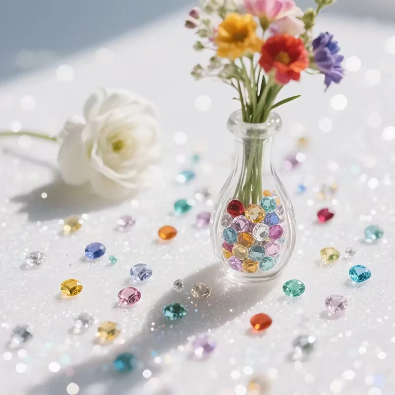 

4-6 мм бриллианты, кристаллы, акриловые драгоценные камни, 1500 шт., разбросанные драгоценные камни для свадебного стола, украшения для рождественской вечеринки, изготовление ювелирных изделий своими руками