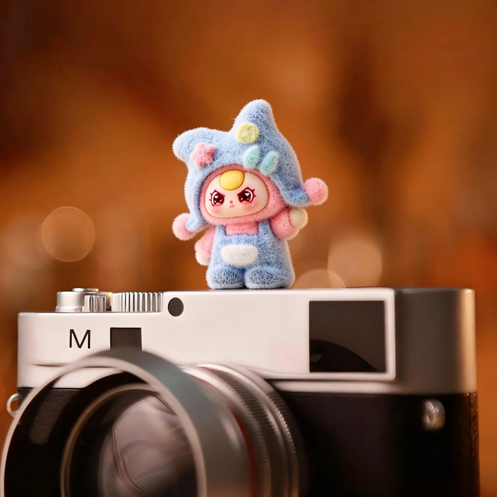 Cute Mini Collectible Figures Hot Shoe Cover for Leica Q2 Fuji X100V X-T5 Sony ZV-1 Canon EOS R5 Nikon Z5 Camera Accessories view 3