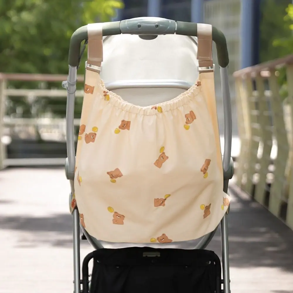 

Multifunction Baby Stroller Storage Bag Large-capacity Cartoon Baby Pram Hanging Bag Diaper Bottle Bear Rabbit Mommy Bag