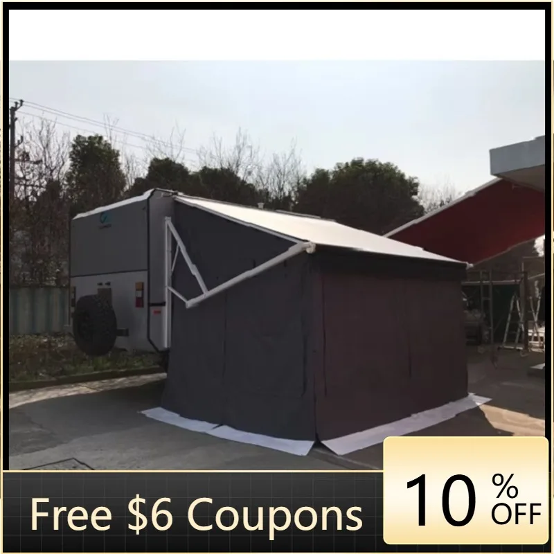 Tenda da campeggio per roulotte familiare extra large STLF per 10 persone