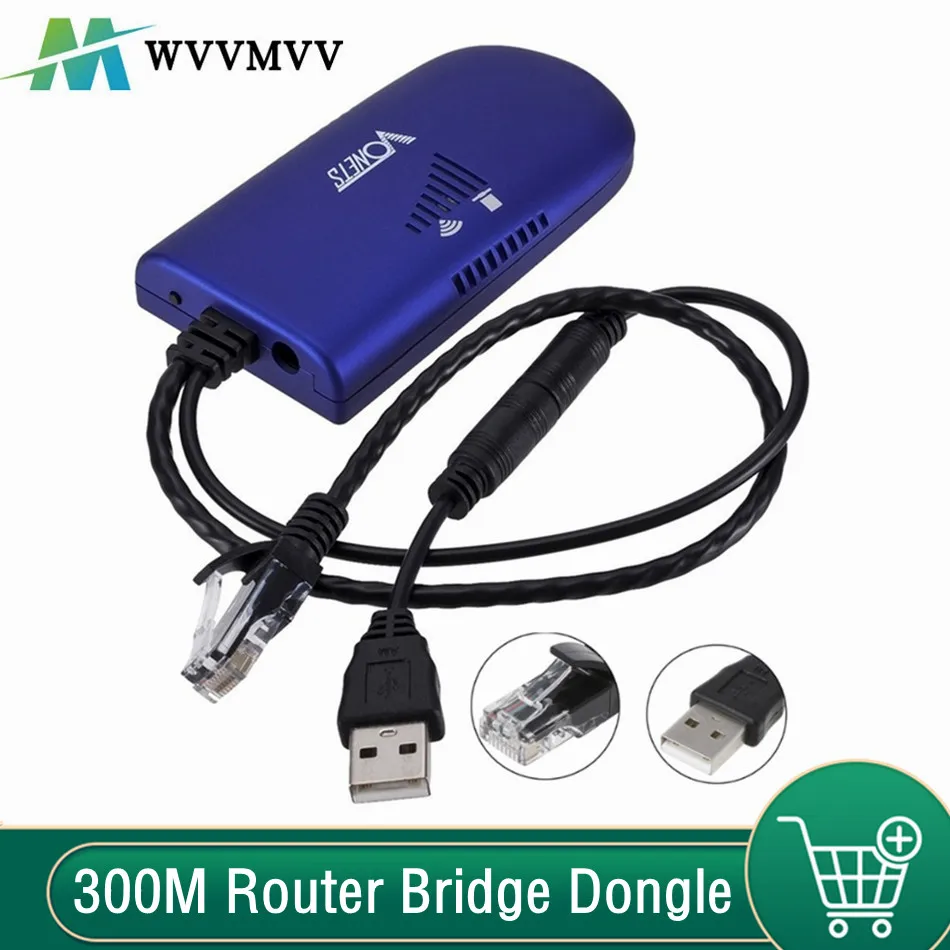 

WvvMvv Mini VAP11G-300 RJ45 Wifi Wireless Bridge Wi fi Repeater Routers WI-FI For PC Computer Networking Camera Monitor Q15183