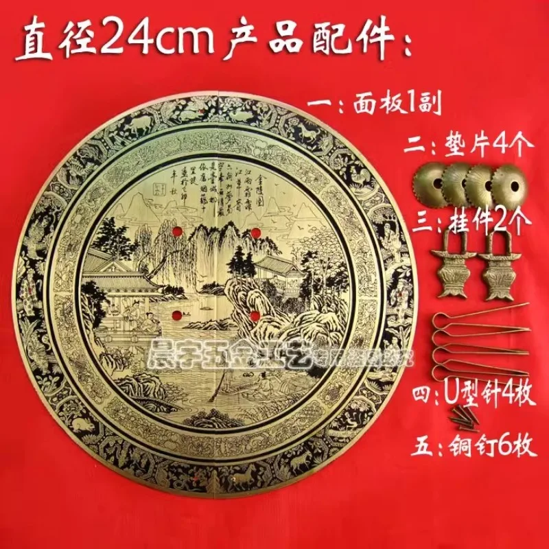 110mm 140mm 180mm Chinese antique furniture copper fittings cabinet handle shoe bookcase wardrobe door handle retro