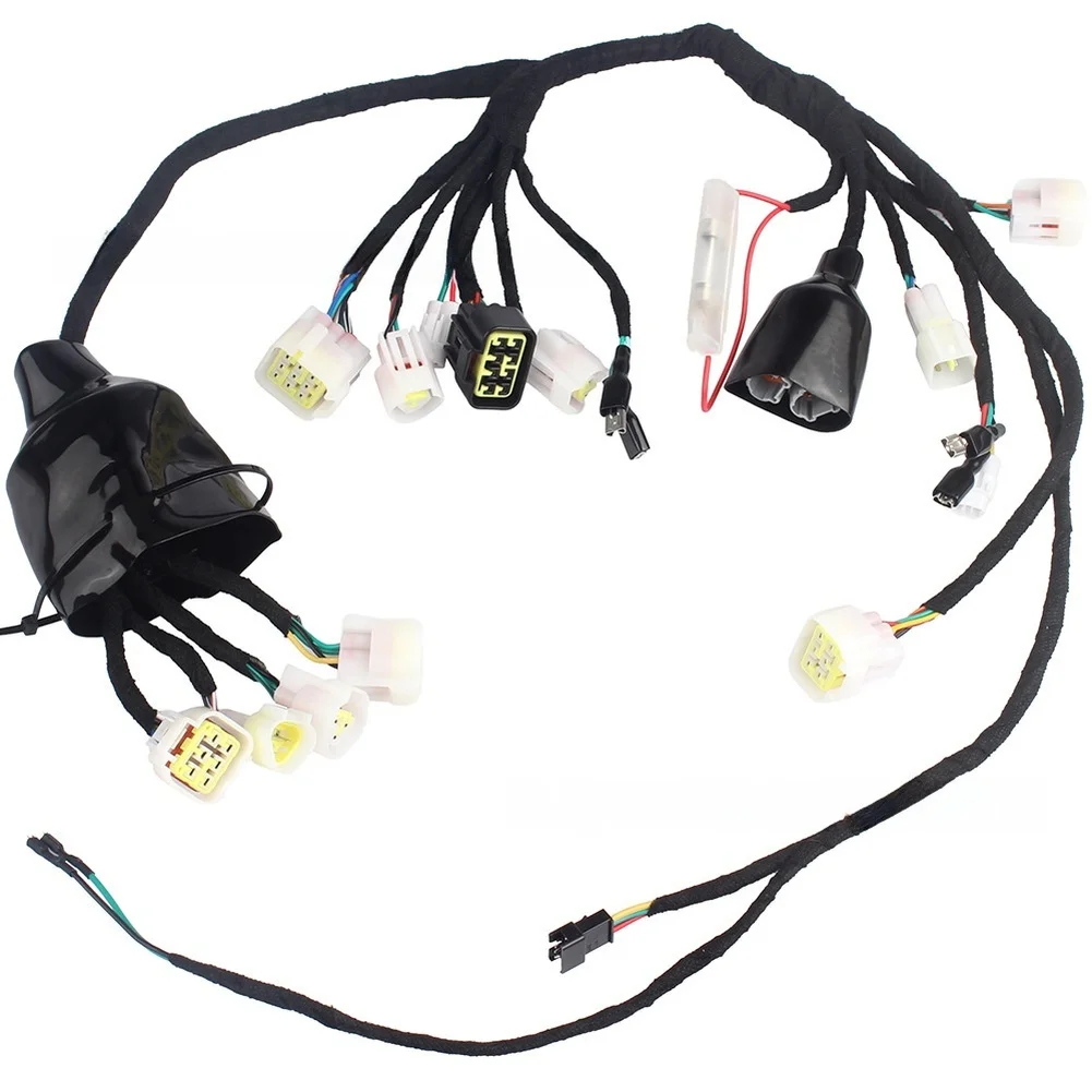 For Various Riding Conditions Wiring Harness Stable Signal Transmission Wiring Harness Rubber-Copper Construction
