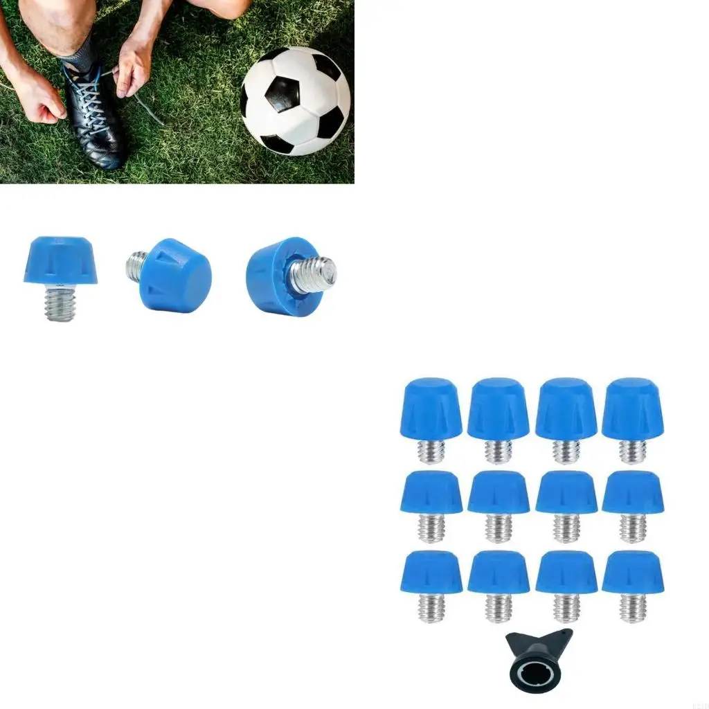 12pcs 6mm Thread Football Cleats Cleats Football Boot Spikes Soccer Cleats for Training Competition Enduring