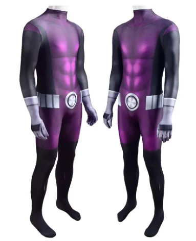 

Super Hero Attack Beast Titans Boy Costume Cosplay Spandex Zentai Jumpsuit Bodysuit Disfraces De Halloween Costume for Adult