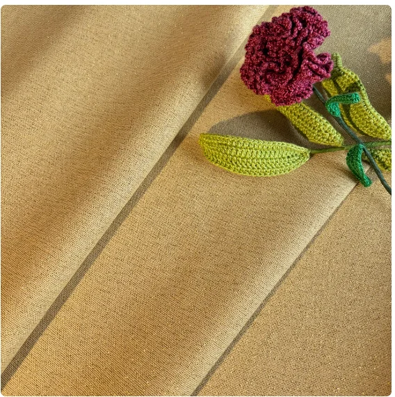 

Cross stitch fabric, colorful fabric, background fabric DIY, 28CT Flaxen gold silk flash cotton; cross stitch embroidery fabric