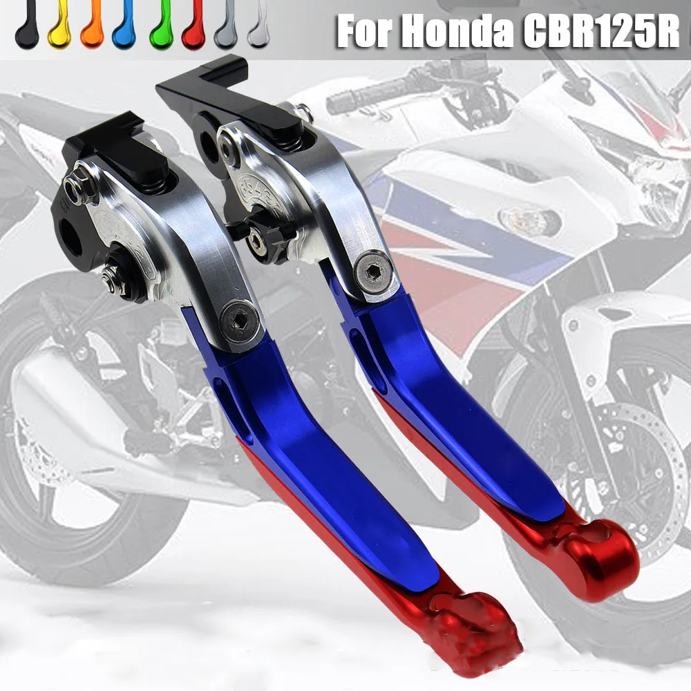 

For Honda CBR125R 2004-2016 Motorcycle Brake Clutch Levers CNC Foldable Adjustable Retractable Modified Clutch Brake Levers Set