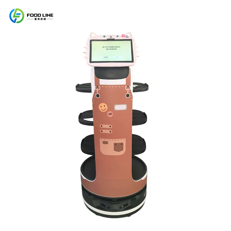 Custom Autonomous Navigation Food Delivery Robot, Intelligent Service Robot for Restaurant Hotel Commercial Catering
