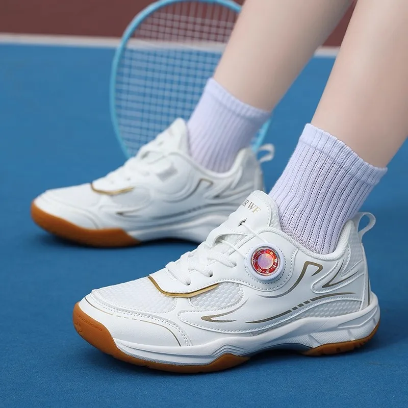 Chaussures de Badminton pour enfants, confortables, de sport de plein air, respirantes, de Tennis, antidérapantes, pour garçons et filles, nouvelle collection 2025