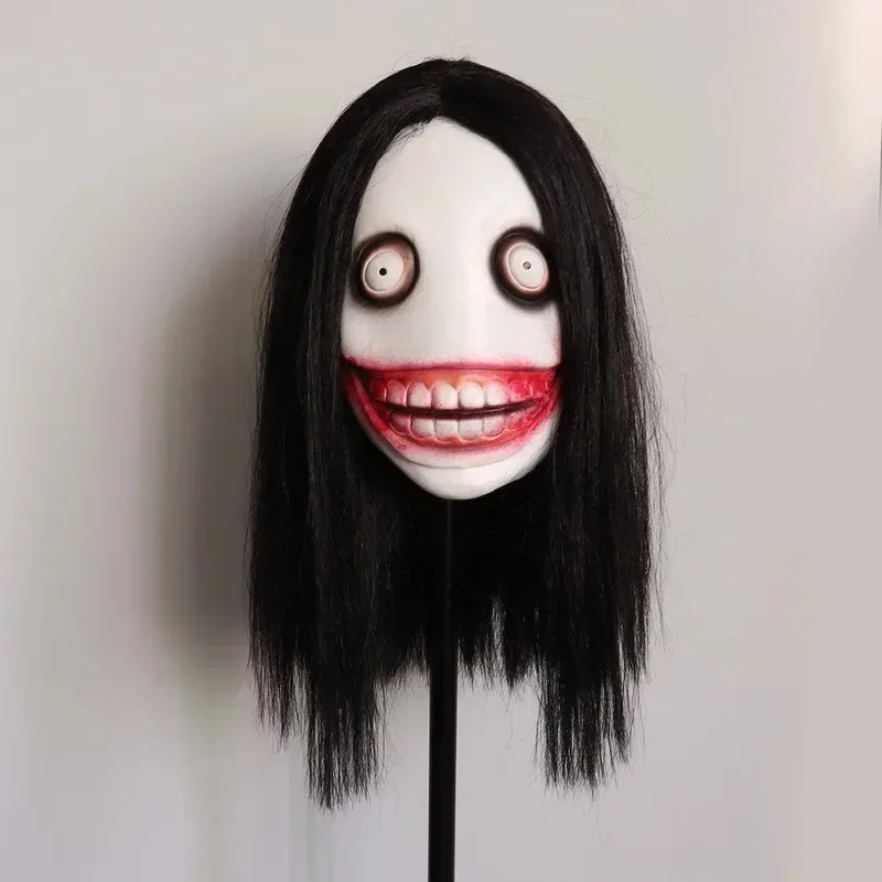 

Jeff Killer Mask American Urban Legends Cosplay Props Halloween Scary Evil Mask Hood Full Face Mask Party Accessories