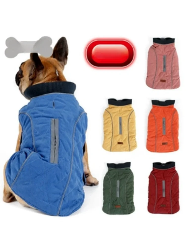 Haustier Baumwolle gepolsterte Kleidung Hund Winterkleid ung verdickte Thermo kleidung Fadou Corgi Gold Wolle Baumwolle gepolsterte Kleidung