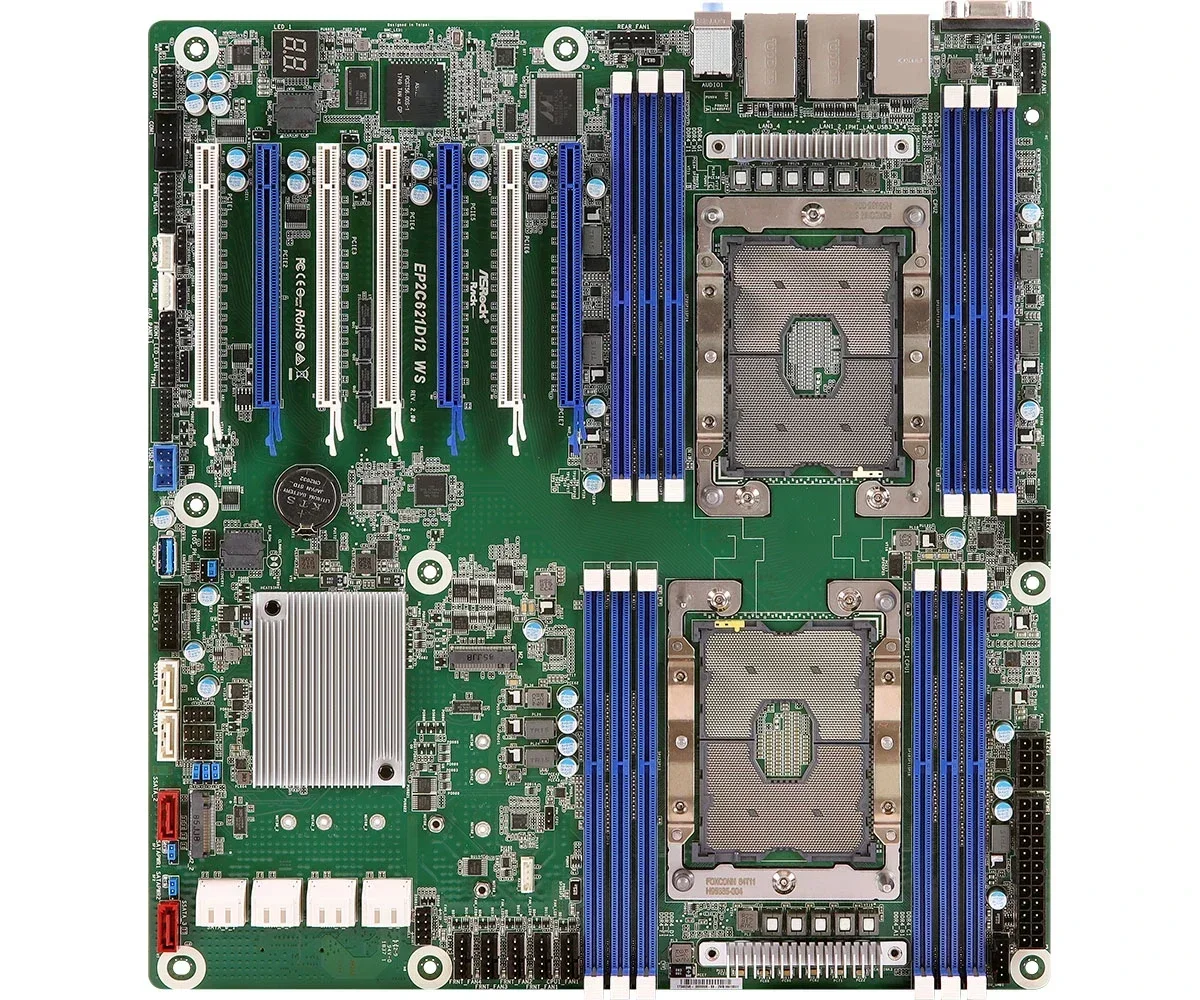 HOT SALE Workstation Motherboard Ep2c621d12ws Dual Slot Support Lga3647 2nd Gen DDR4