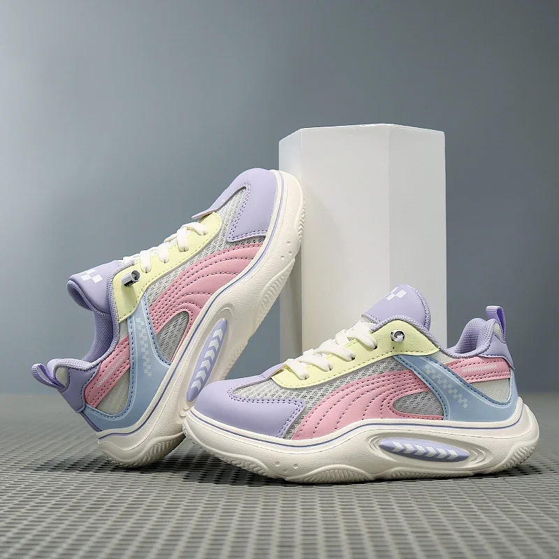 2026 Summer Running Shoes Girls Trainers 5-10 years old Comfort Platform Sneakers Size 31-39 Non-slip Outdoor Sports Shoes Child