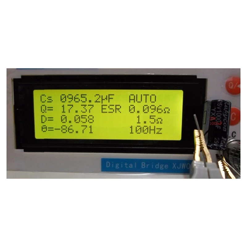 XJW01 Digital Bridge 0.3% LCR Tester Resistance, Inductance, Capacitance, ESR, Finished Product US Plug