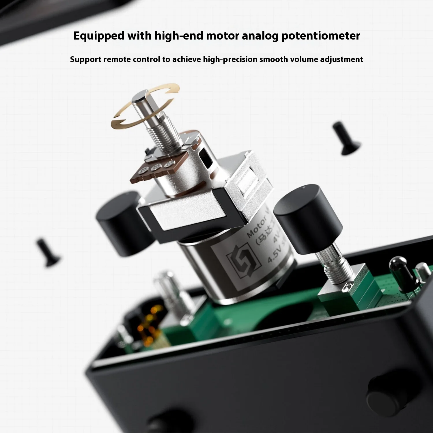 Fosi Audio P4 Preamplifier High and Low Frequency Remote Control Adjustment High Fidelity Preamplifier Custom Music Amplifier