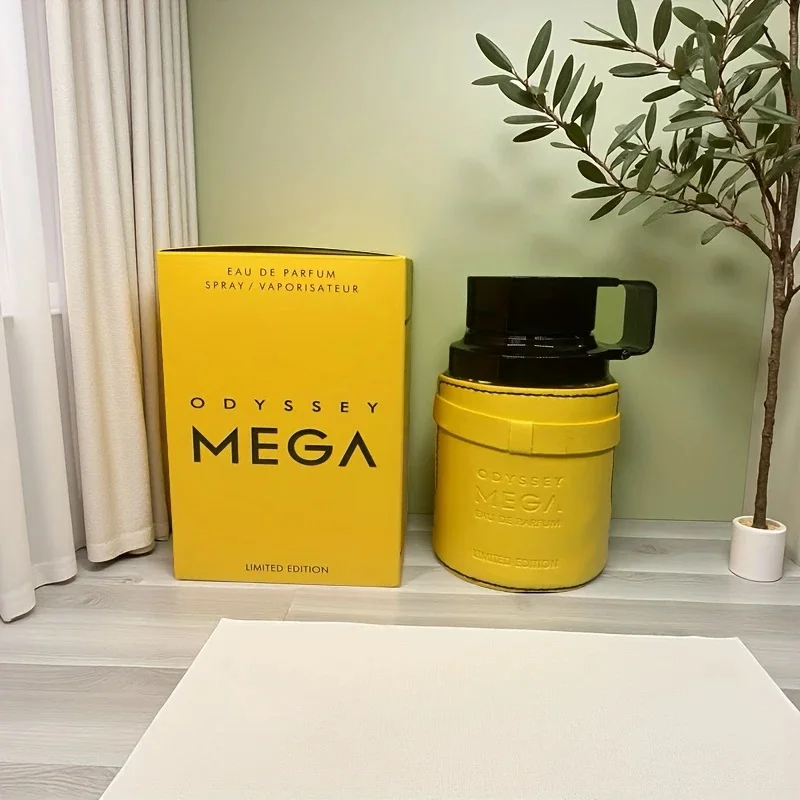 

Armaf Odyssey Mega men's limited edition perfume spray, 3.4 ounces, wooden fragrance, lasting fragrance perfume