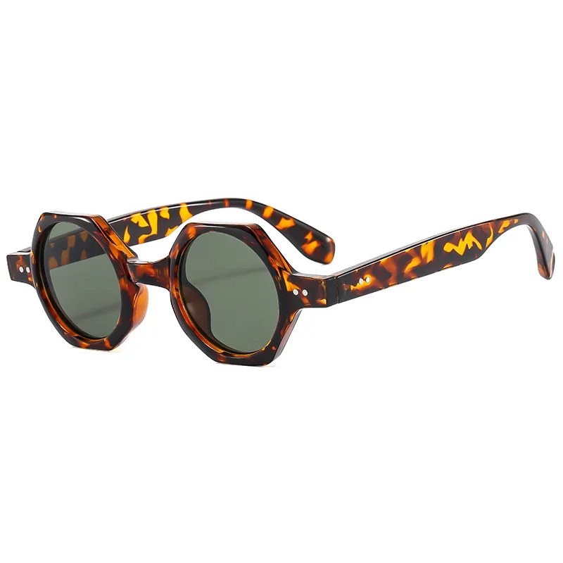 Neue Mode Polygon Quadrat Sonnenbrille Frauen Candy Farbe Runde Linsen Brillen Shades UV400 Männer Sonnenbrille Kühlen Fahren Brillen – Detail 3