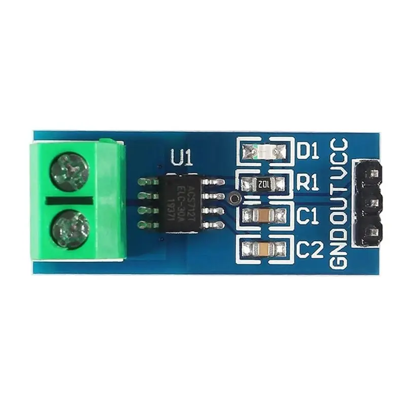 A97I-10Pcs ACS712 20A Hall Current Sensor Module ACS712 Model Hall Current Sensor