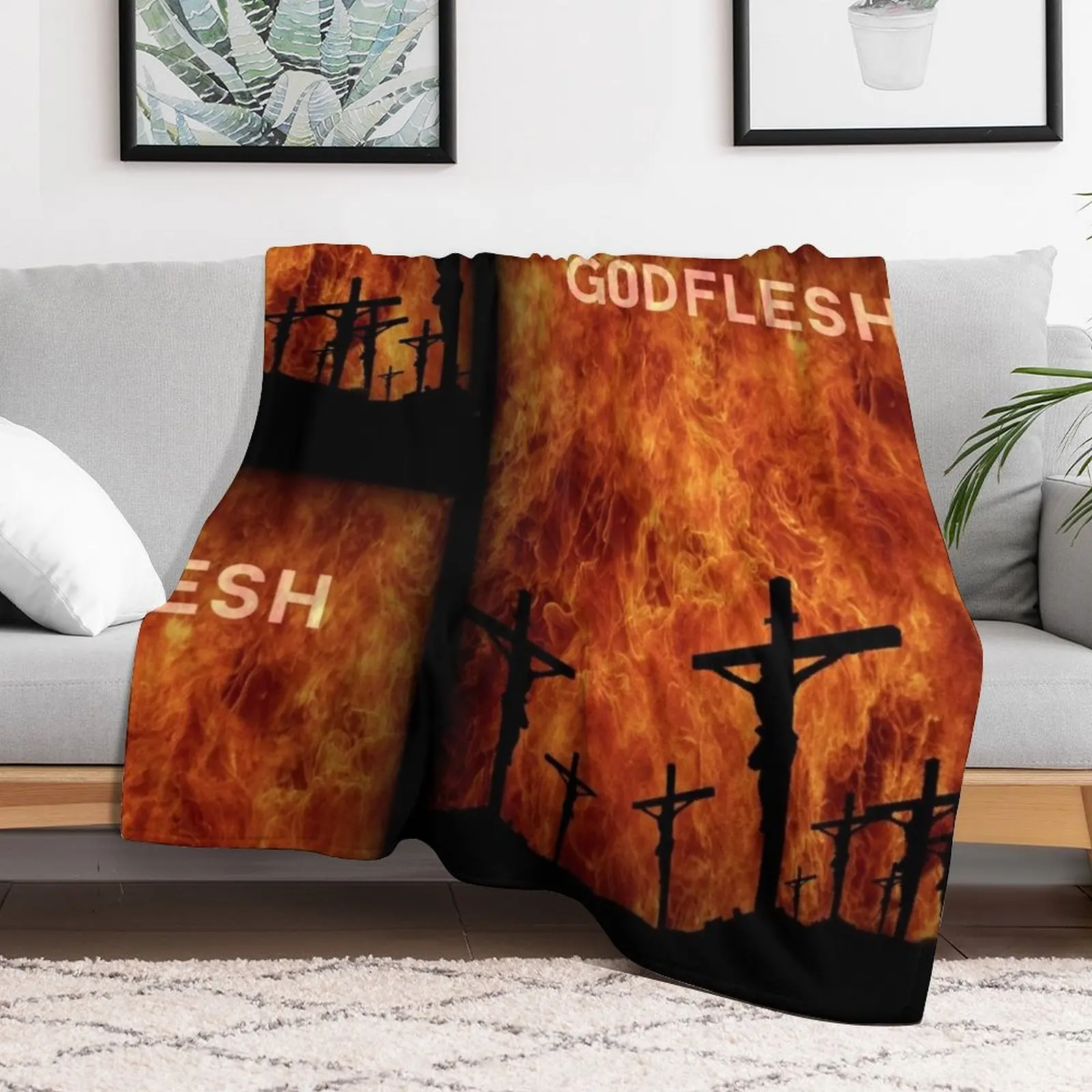 Godflesh - Streetcleaner. Throw Blanket Sofa Throw Flannel Blankets