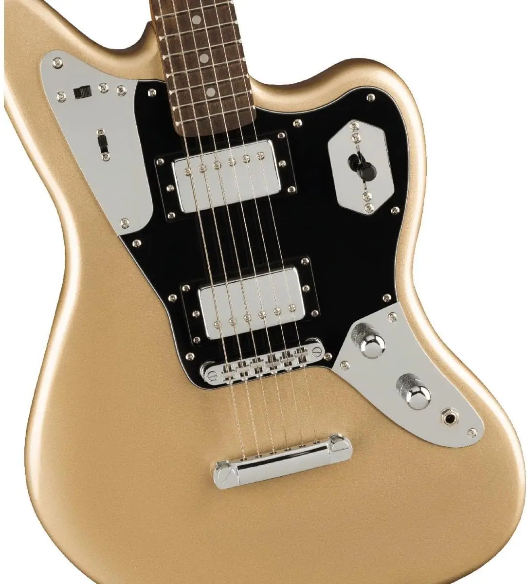 Contemporary Jaguar ST Electric Guitar, Shoreline Gold, Laurel Fingerboard, Black Pickguard