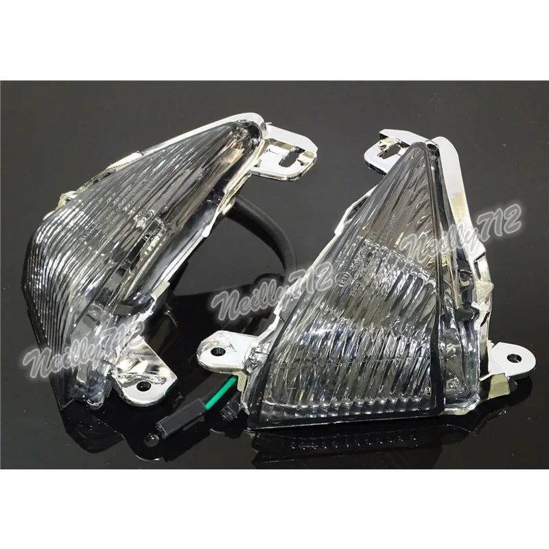 WAASE Motorcycle Signal Lamp EMARK Front Turn Signals Blinker Indicator Lens For Kawasaki Ninja ZX10R ZX-10R 2006 2007
