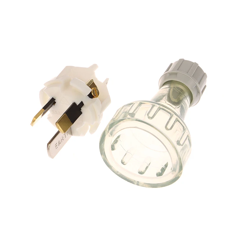 1 قطعة الذكور الأسترالية إلى الإناث Rewirable التوصيل المقبس 3 الشق مؤرضة الكهربائية DIY تجميعها SAA مقبس قياسي #6