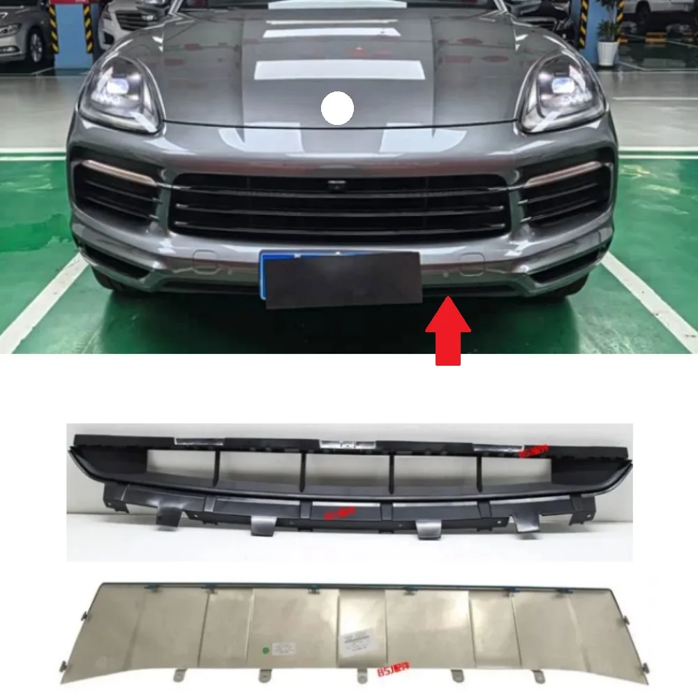 

Front bumper lower grille decorative panel For Porsche Cayenne 2018 -2023