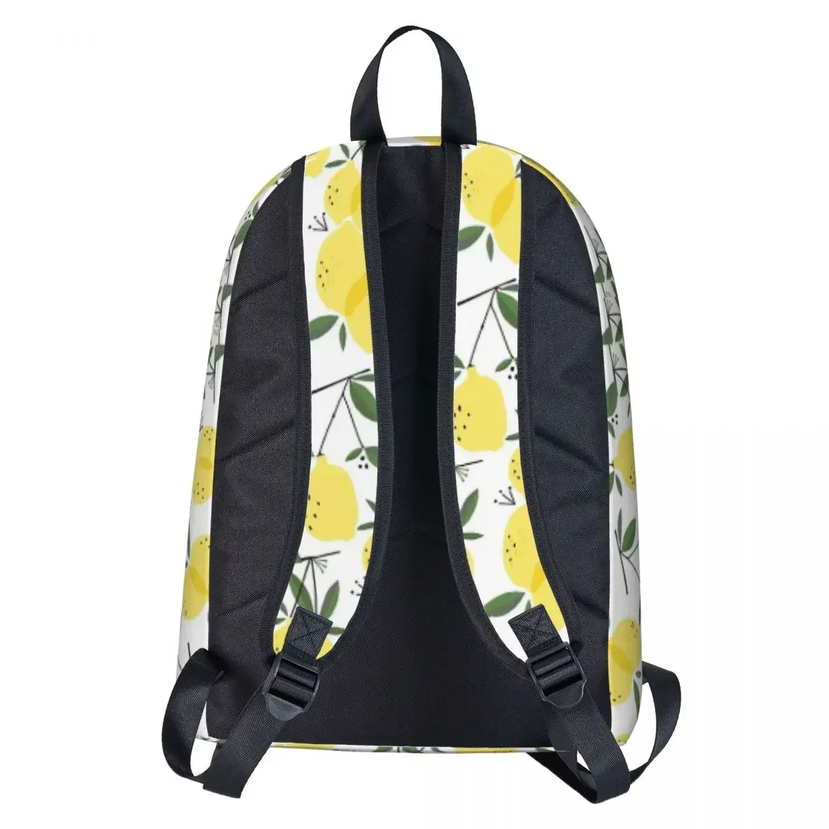 Mochilas con estampado de limón de gran capacidad para estudiantes, bolso de hombro para computadora portátil, mochila de viaje informal, bolsa escolar para niños