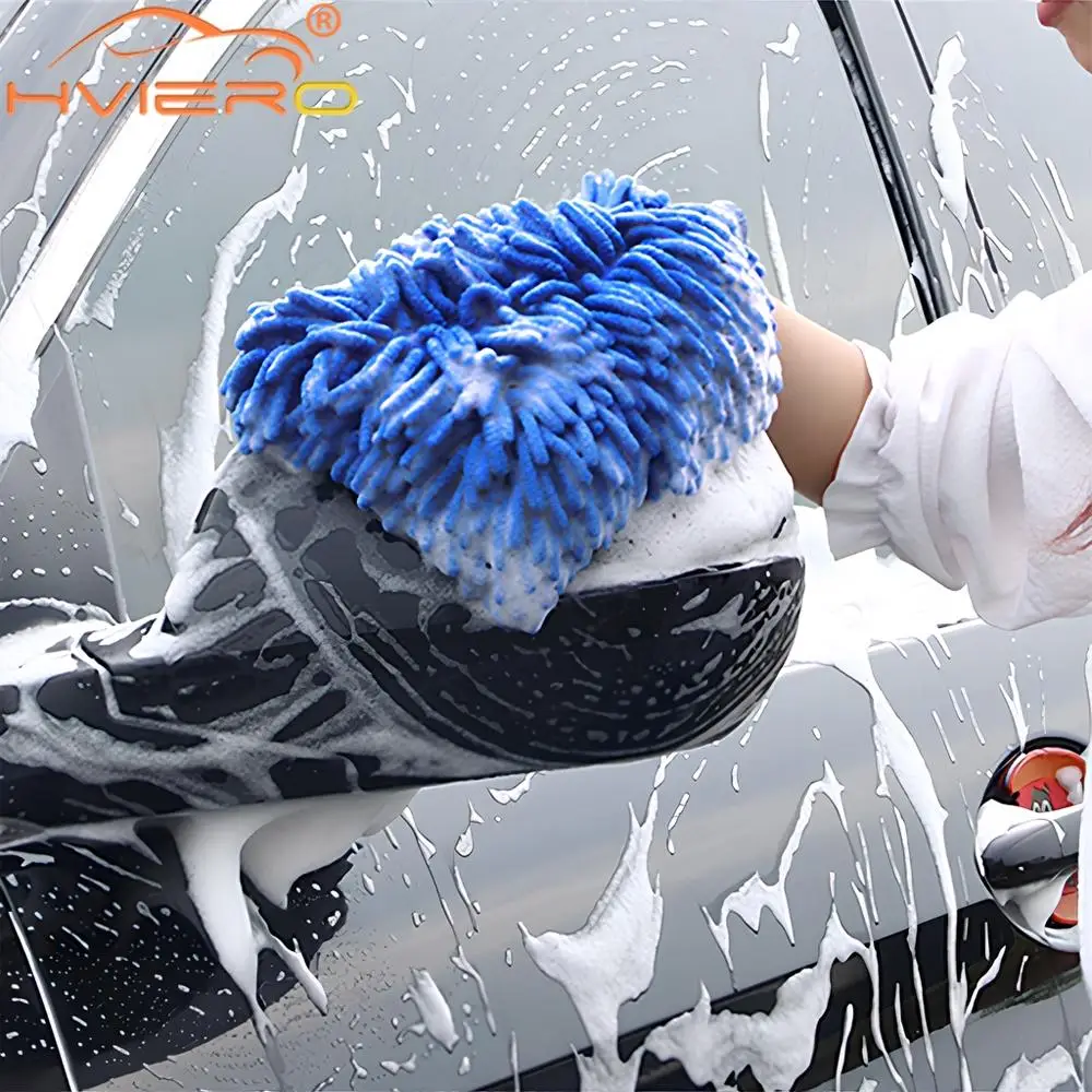 Paint Cleaner Microfiber Chenille Car Styling Moto Wash Vehicle Auto Cleaning Mitt Glove Equipment Detailing Cloths Home Duster