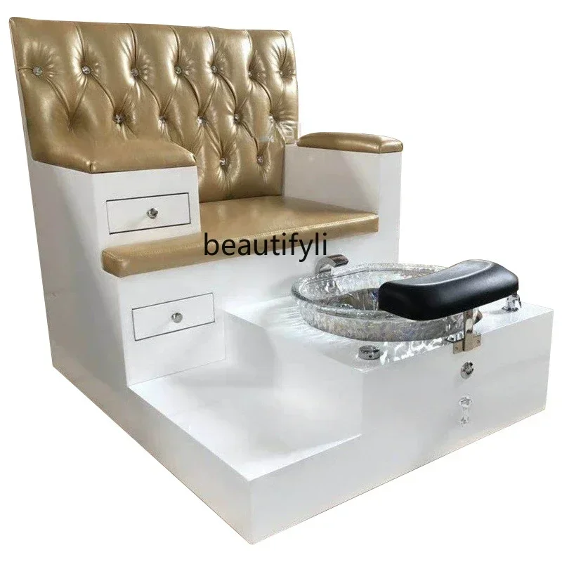

LHY26 ss s8617Nail Beauty Sofa Foot Chair Massage Chair Reclining Massage Foot Bath Club SPA Chair Sofa