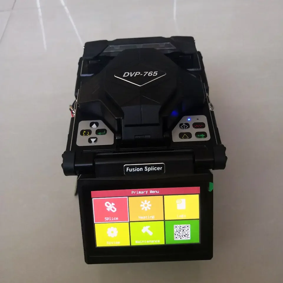 Imagem -05 - Fibra Óptica Splicing Machine Dvp765 Fusion Splicer Soldador Ftth Optical Splicer