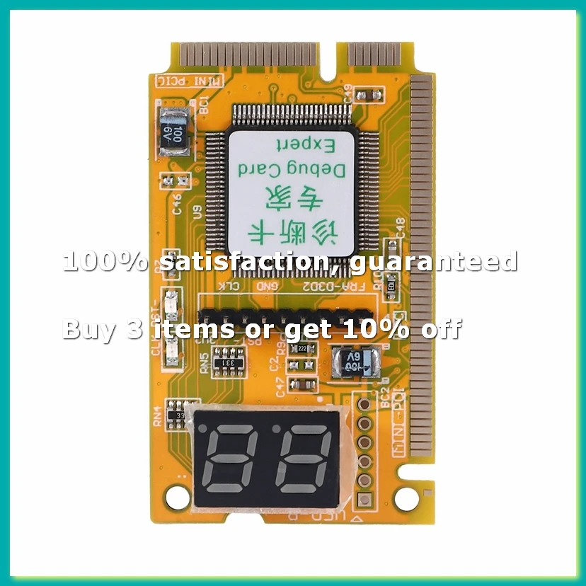 Multifunction 3 in 1 Debug Card Expert Mini PCI PCI-E LPC PC Laptop Analyzer Tester Diagnostic Post Test Card Part-DTD2