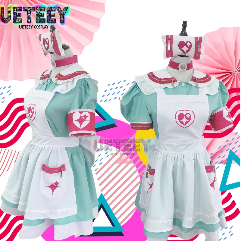 

UETEEY Cos SHINY FESTA Yumemi Riamu The Idolmaster Cinderella Girls Cosplay Nurse Maid Costume