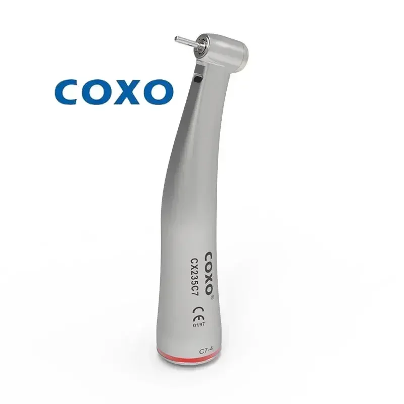 

COXO Cx235 C7-4 Handpiece Speed Increase Fiber Bending Machine 1:5 Low External Water Electric Motor Dental Tools Smaller Head