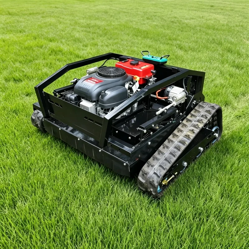 

Customized Remote Controlled Tracked Lawn Mower, Agricultural Machinery, Grass Leaf Robot, 45 Degree Steep Slope Lawn Mower