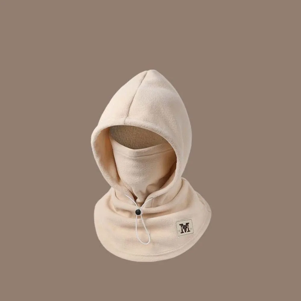 عارضة دفئا مقنعين الرقبة كاب الرباط يندبروف الشتاء البلوز قبعة بلون الأذن حماية الصوف بالاكلافا قبعة ركوب الدراجات