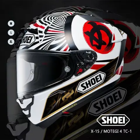 Shoei X-Fifteen 풀 페이스 스트리트 오토바이 헬멧 Marquez Moteegi 4 TC-1 X-15 헬멧 Shoei X-Fifteen 풀 페이스 스트리트 오토바이 헬멧 Marquez Moteegi 4 TC-1 X-15 헬멧