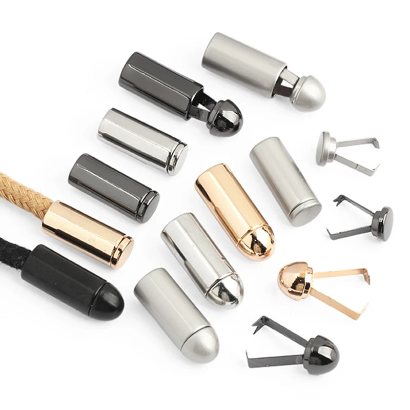 

10/20/30/40/50Pcs Carabiner Clips Stopper Metal Buckles Shoelace Tips Cord Lock Clasp Sweater Hat Protector Rope End Clip Buckle