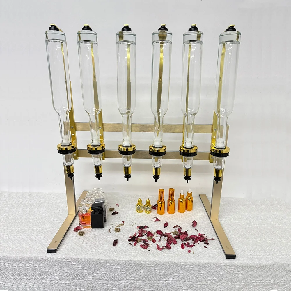 6 Bottles 375ml Perfume Filling Machines  Dispenser Bar For Wedding & Shop Decoration