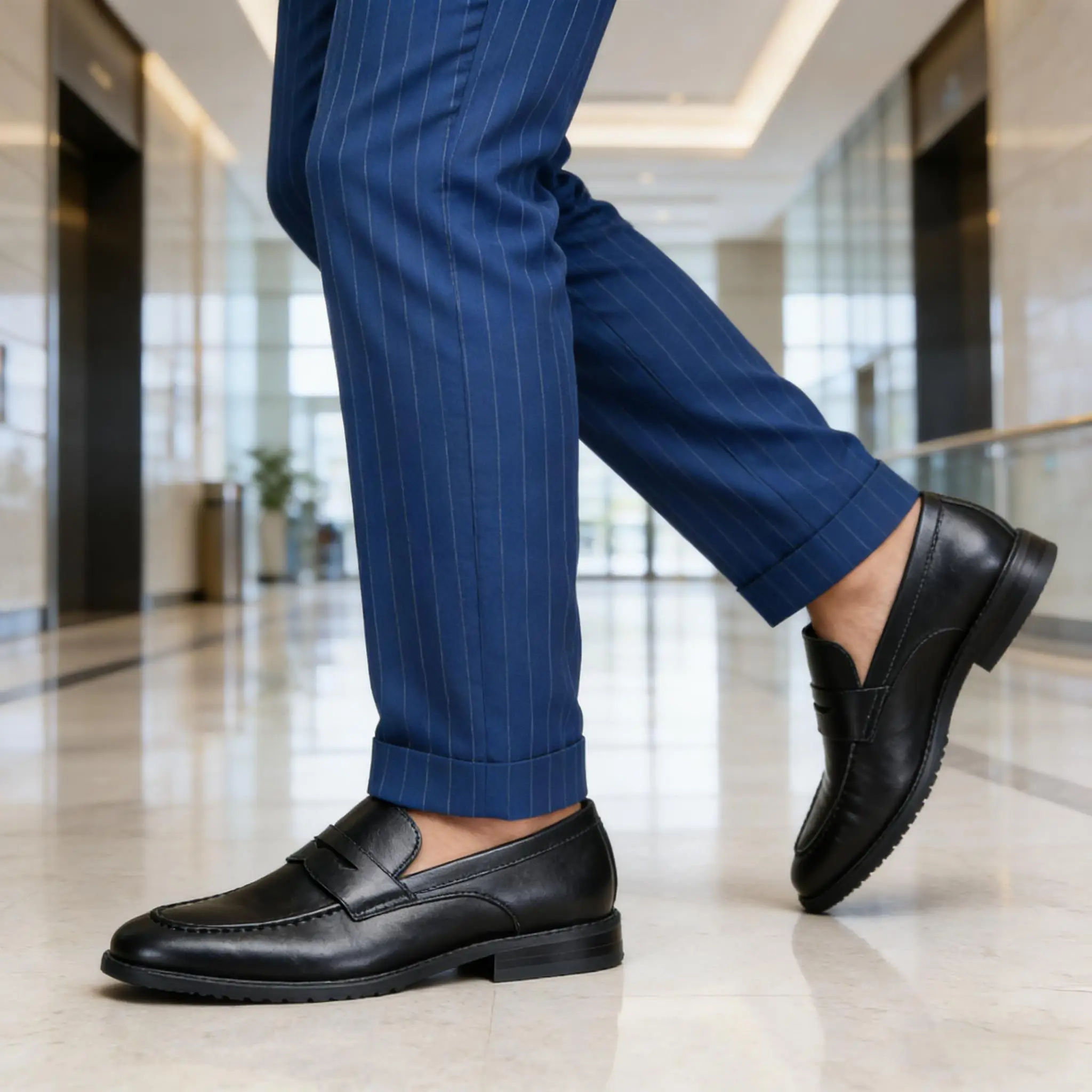 Herren-Flachschuhe, modisch, für den Sommer, bequem, atmungsaktiv, Herren-Freizeitschuhe – Detail 4
