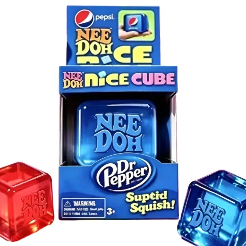 Schylling Needoh Nice Cube Sensorischer Fidget-Würfel zur Stresslinderung und Angstbewältigung, Sensorisches Hilfsmittel für Fokus, ADHS & Beruhigendes Gadget für den Schreibtisch